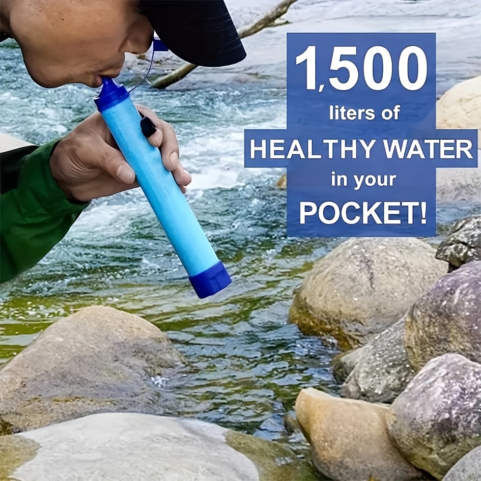Water Purification Straw - Tragbarer Wasserfilter-Strohhalm mit einer Kapazität von