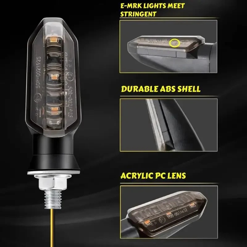2/4/6 Stück Mini Motorrad LED  – Sos Light Strobe Bewertung und Preis