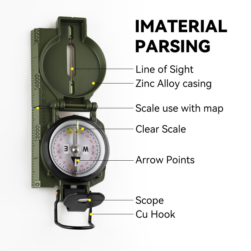 Kompass in Militärqualität, pr – Compass Lensatic Bewertung und Preis