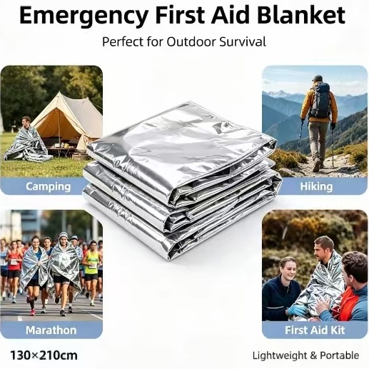 Mylar Thermische Notfalldecke, – Emergency Mylar Tent Bewertung und Preis